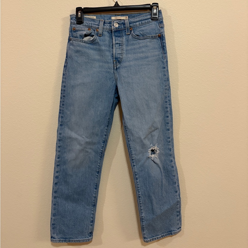 Levi's Light Blue Straight Leg Jeans